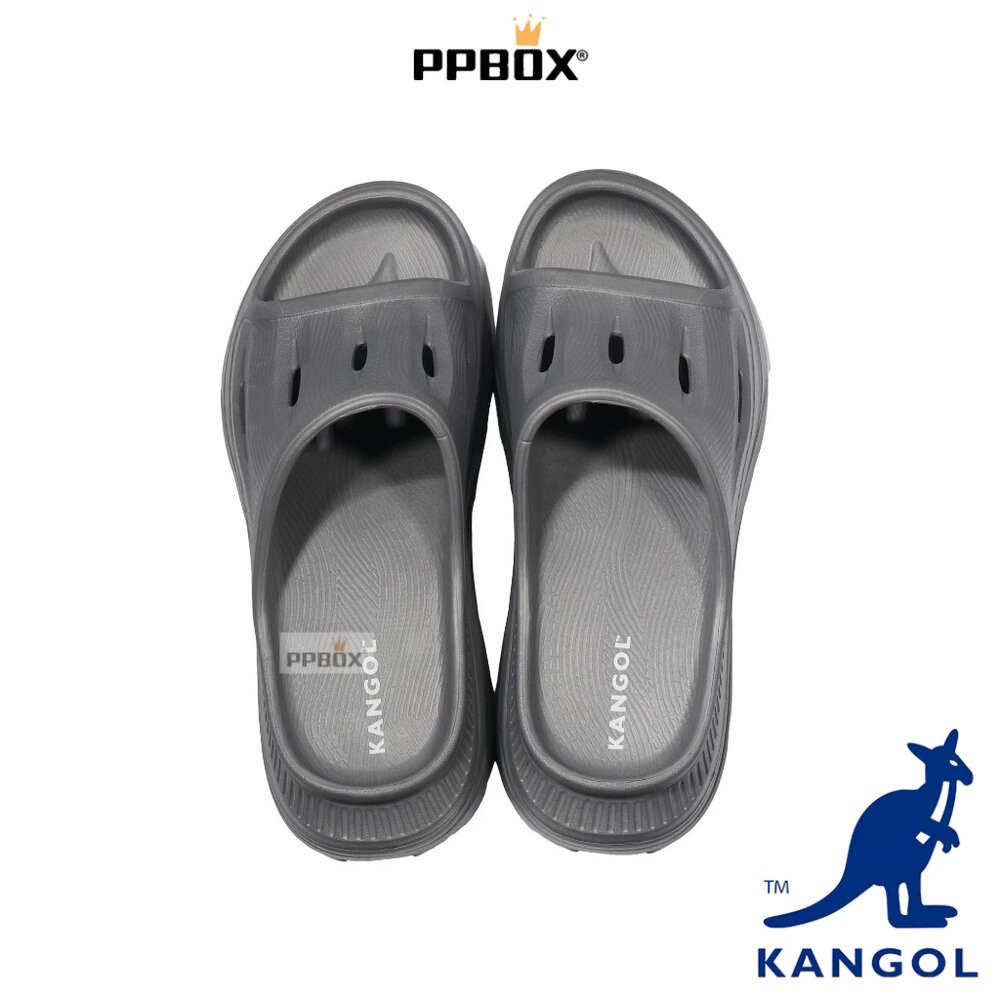 KANGOL 厚底 踩屎鞋 拖鞋 [64518624]-細節圖3