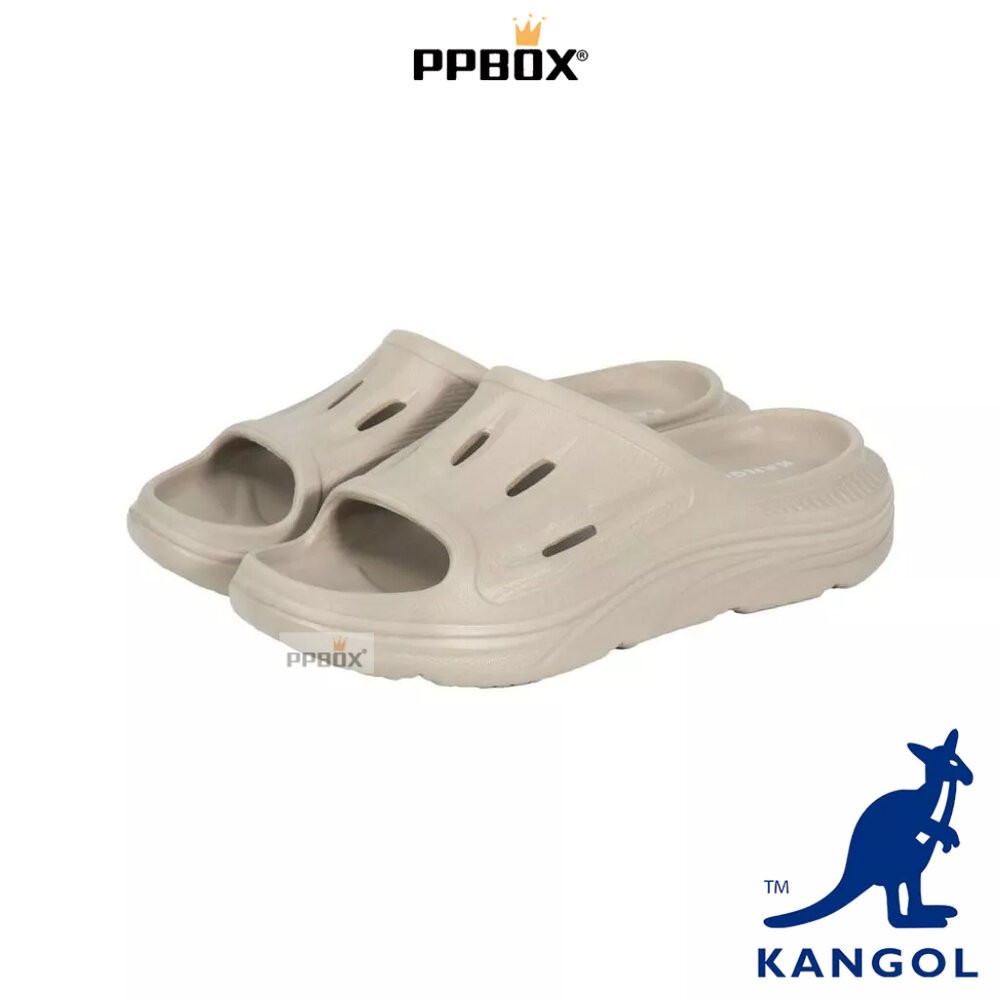 KANGOL 厚底 踩屎鞋 拖鞋 [64518624]-細節圖6