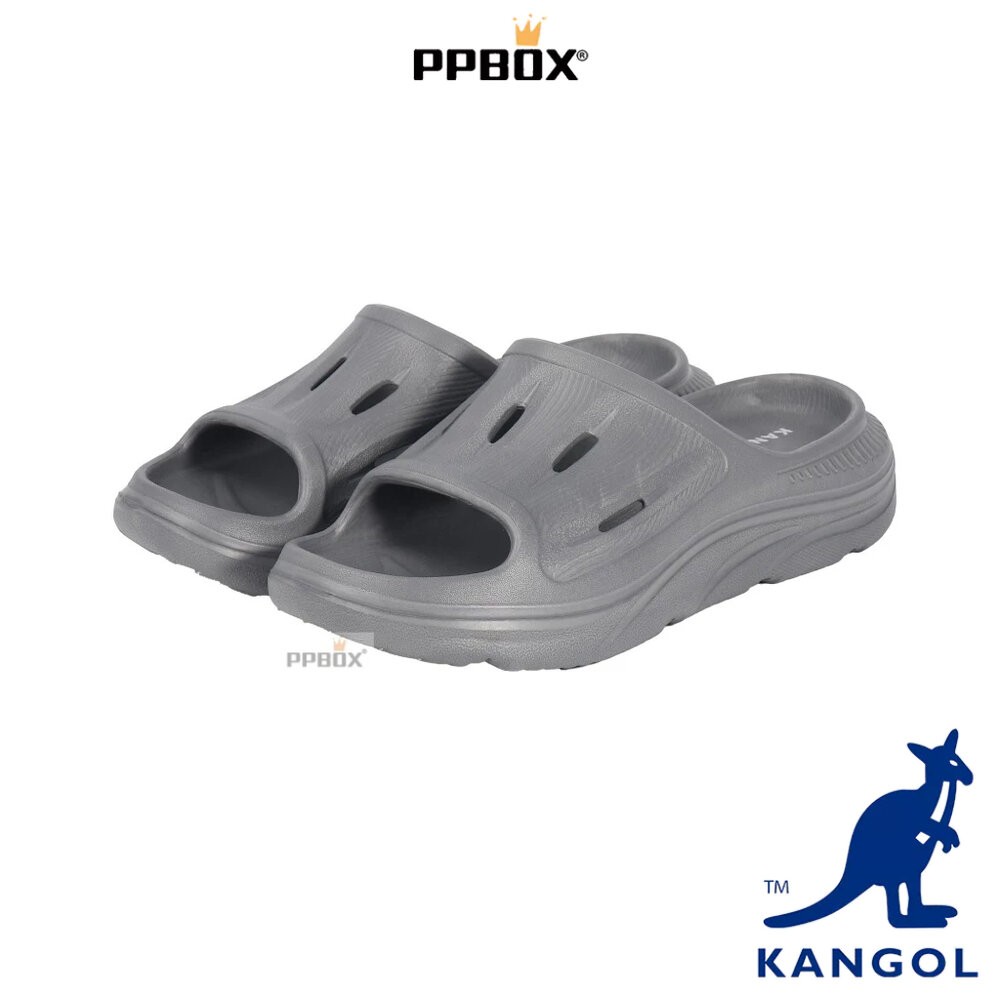KANGOL 厚底 踩屎鞋 拖鞋 [64518624]-細節圖11