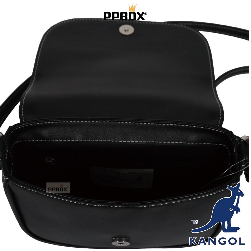 KANGOL 馬鞍包 多背帶斜背包 附背帶 包包 【65228704】-細節圖4