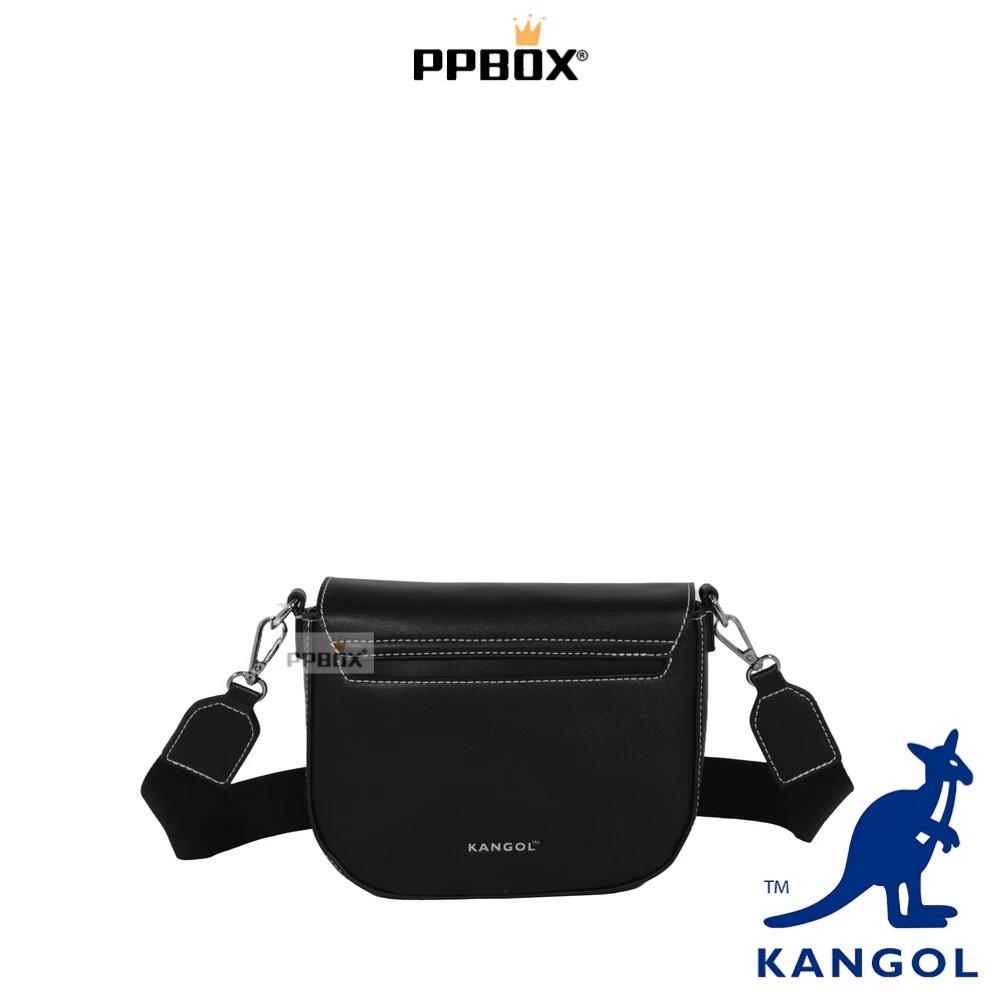 KANGOL 馬鞍包 多背帶斜背包 附背帶 包包 【65228704】-細節圖7