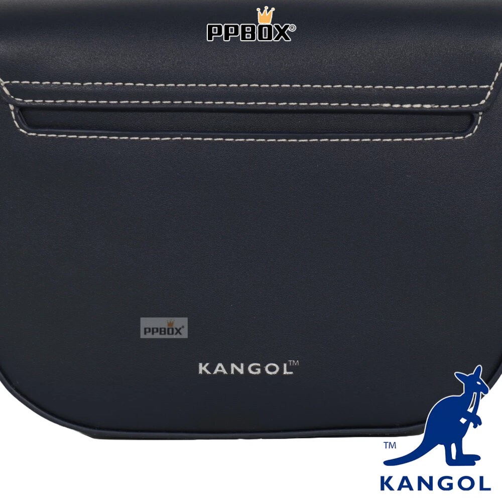 KANGOL 馬鞍包 多背帶斜背包 附背帶 包包 【65228704】-細節圖10