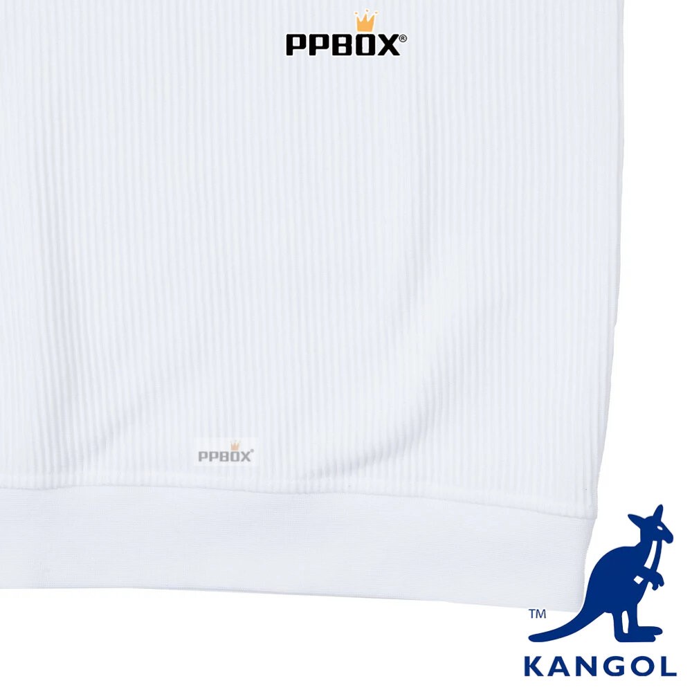 KANGOL 直條紋理 POLO衫 衣服 [66258303]-細節圖3