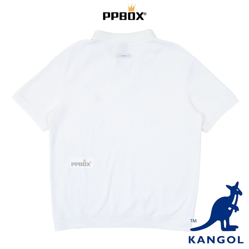 KANGOL 直條紋理 POLO衫 衣服 [66258303]-細節圖8