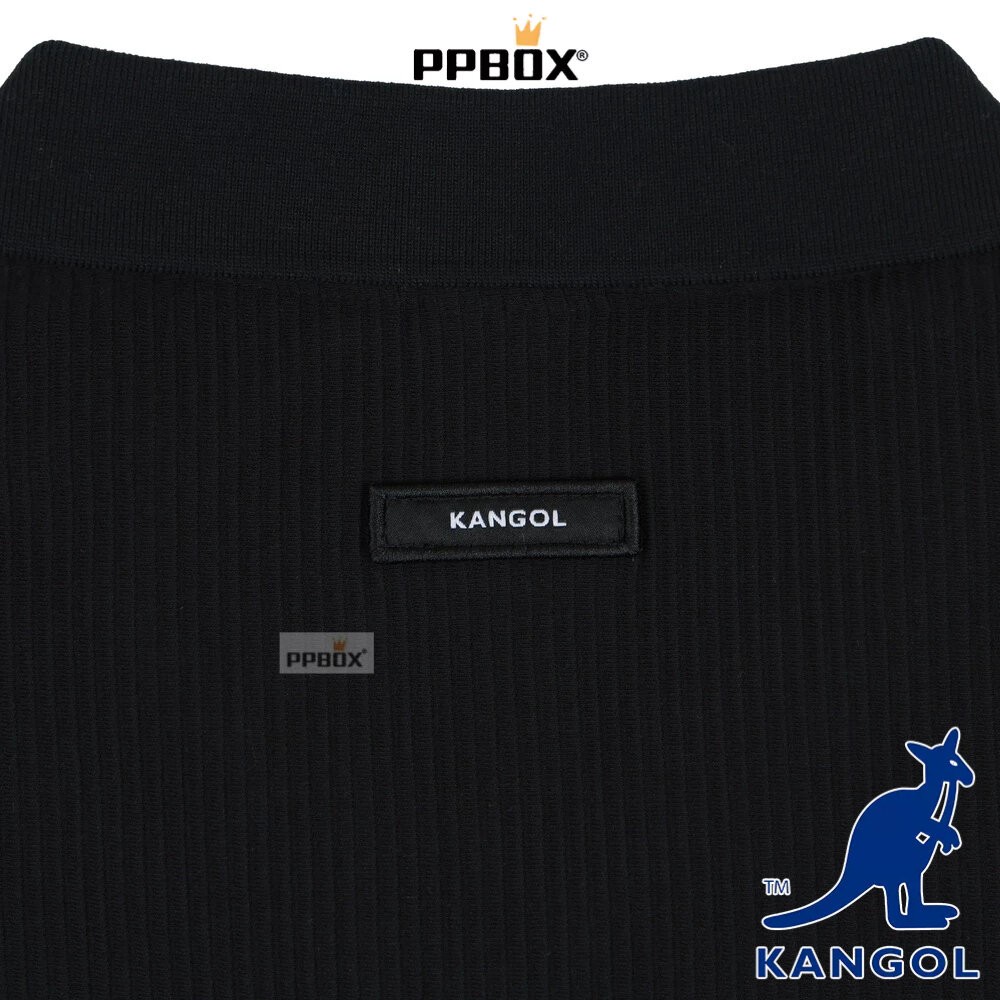 KANGOL 直條紋理 POLO衫 衣服 [66258303]-細節圖9