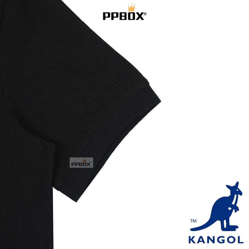 KANGOL 直條紋理 POLO衫 衣服 [66258303]-細節圖11