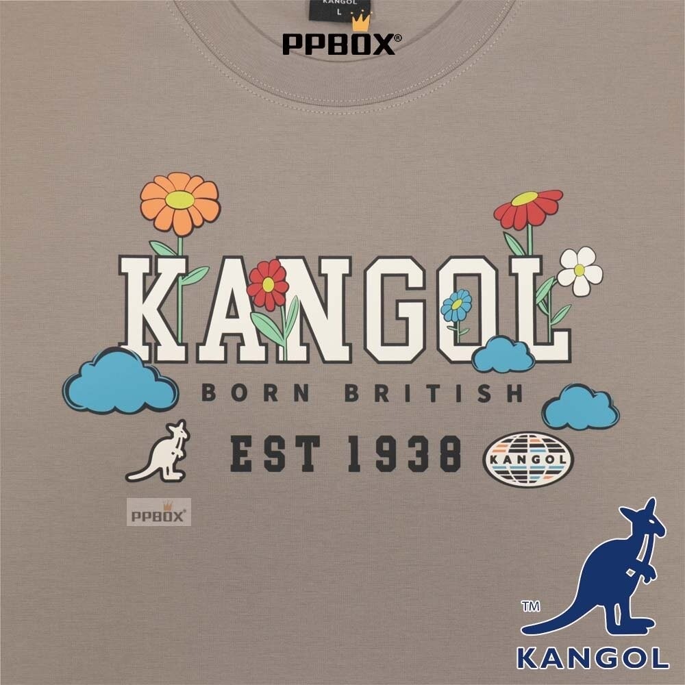 KANGOL 花朵造型LOGO 短T 衣服 [65258019]-細節圖3