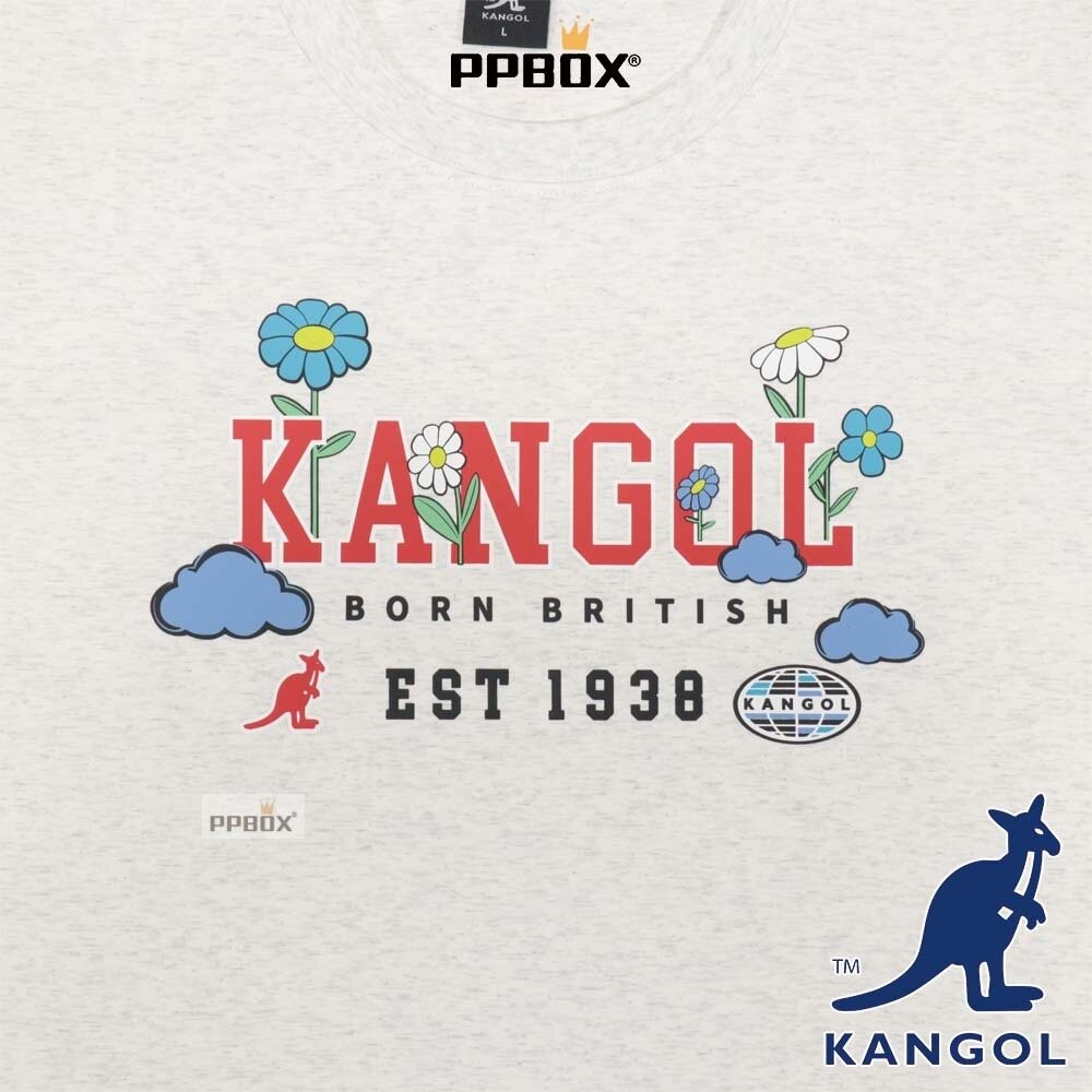 KANGOL 花朵造型LOGO 短T 衣服 [65258019]-細節圖8