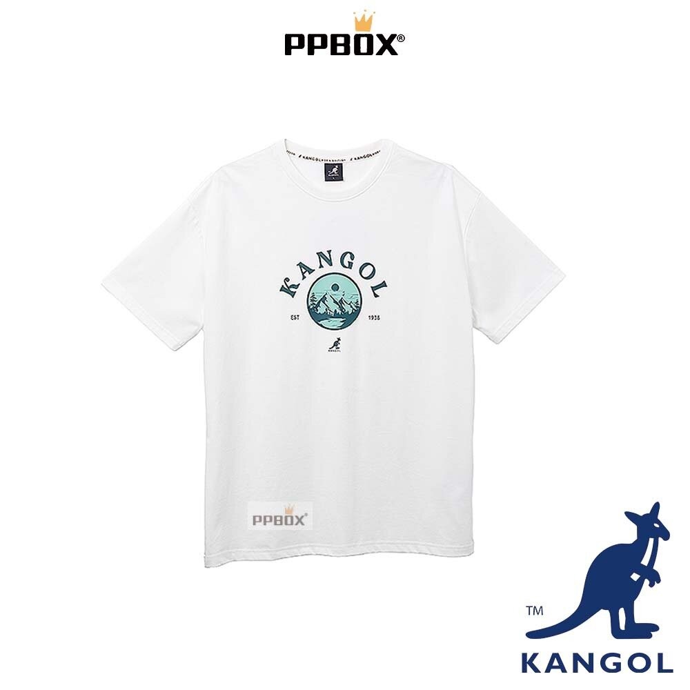 KANGOL 涼感 山丘LOGO 短T 衣服 [64258071]-規格圖7