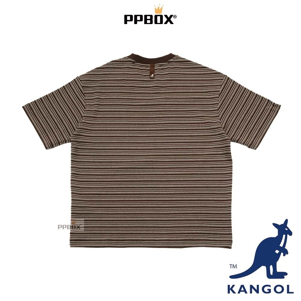 KANGOL 條紋圓領 短T 衣服 [65251024]-細節圖3