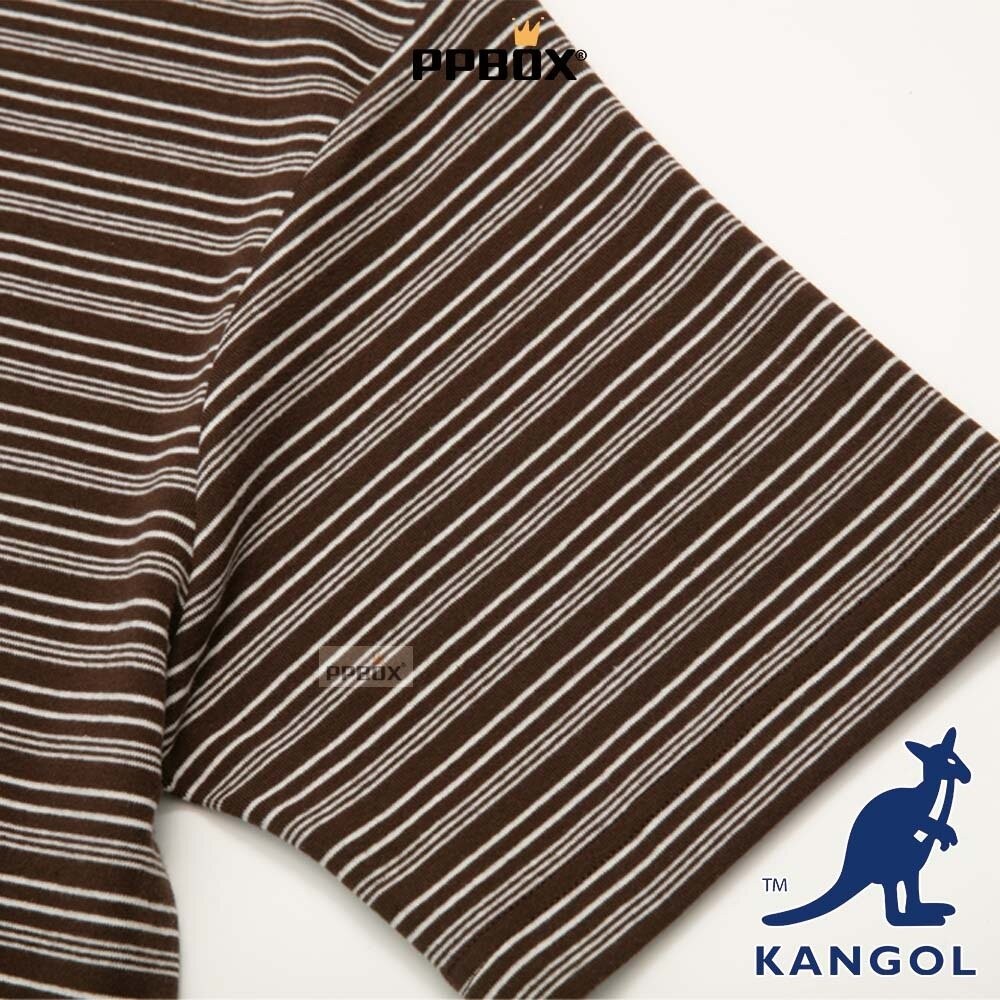 KANGOL 條紋圓領 短T 衣服 [65251024]-細節圖7