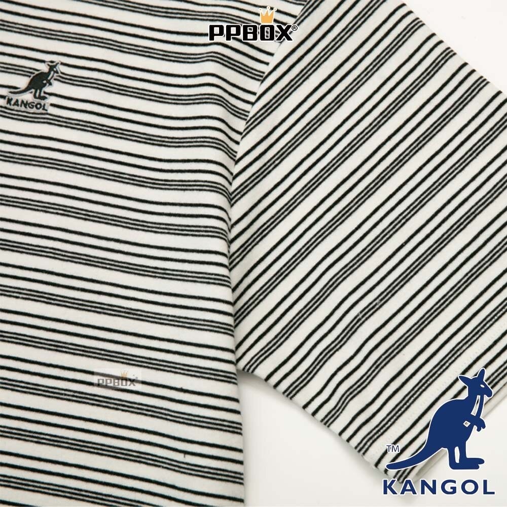 KANGOL 條紋圓領 短T 衣服 [65251024]-細節圖8