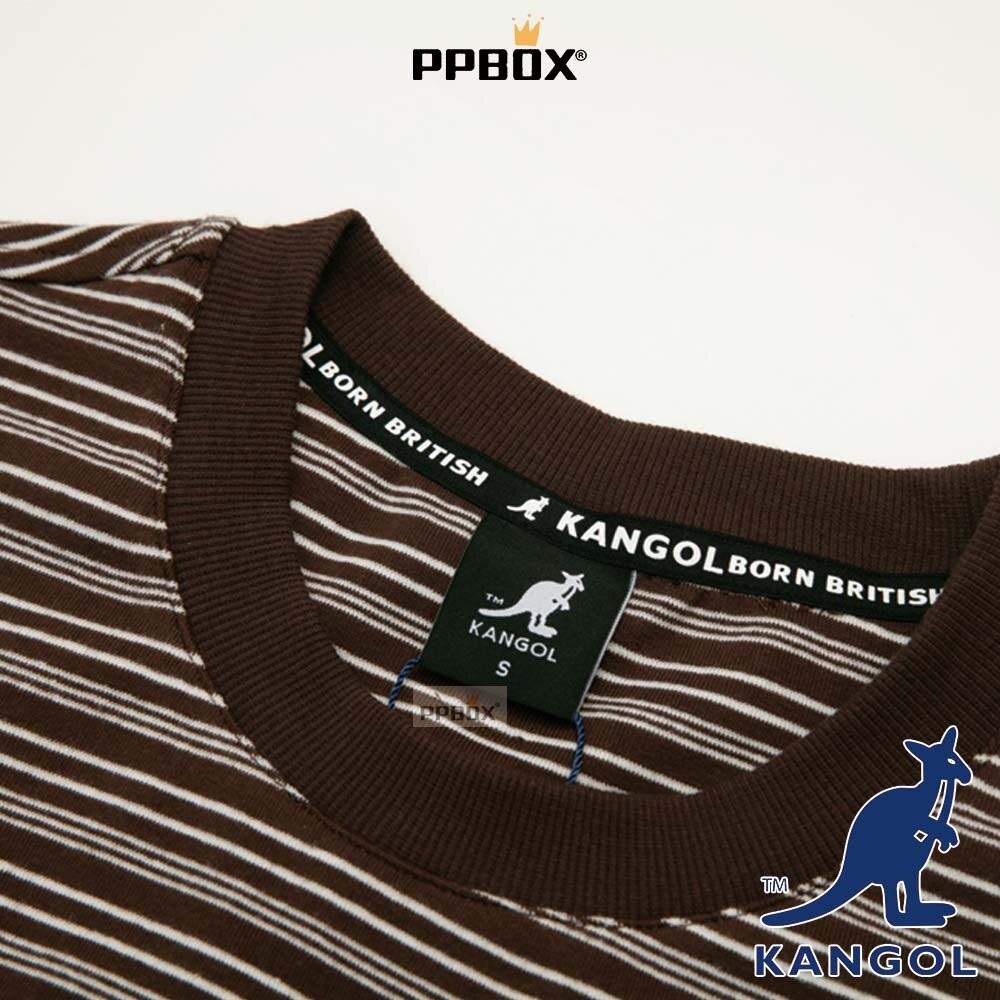 KANGOL 條紋圓領 短T 衣服 [65251024]-細節圖10