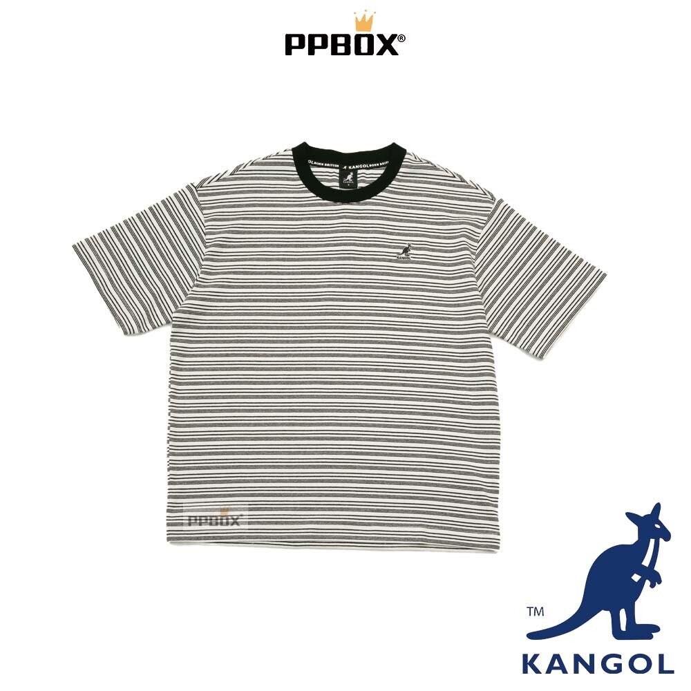 KANGOL 條紋圓領 短T 衣服 [65251024]-規格圖11