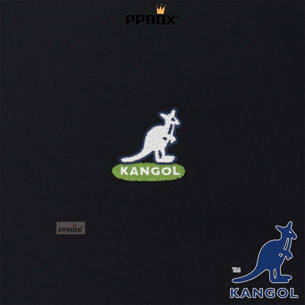 KANGOL 假兩件 刺繡LOGO短T 衣服 [65258020]-細節圖4