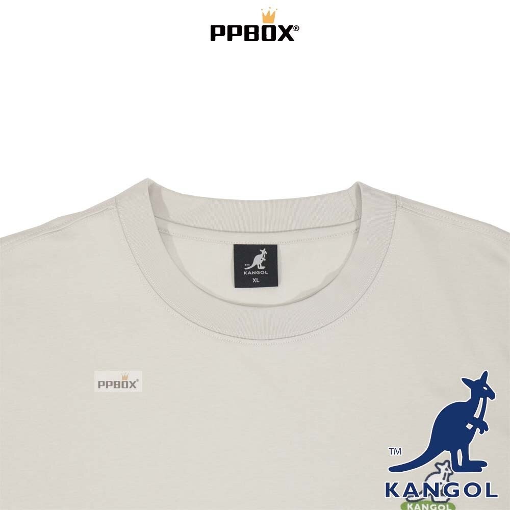 KANGOL 假兩件 刺繡LOGO短T 衣服 [65258020]-細節圖6
