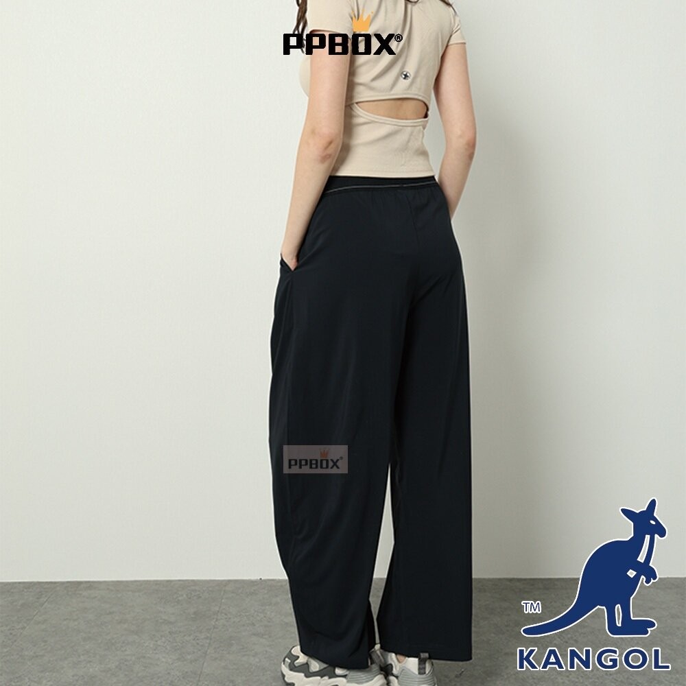 KANGOL 平口涼感韻律長褲 衣服 [66221523]-細節圖3