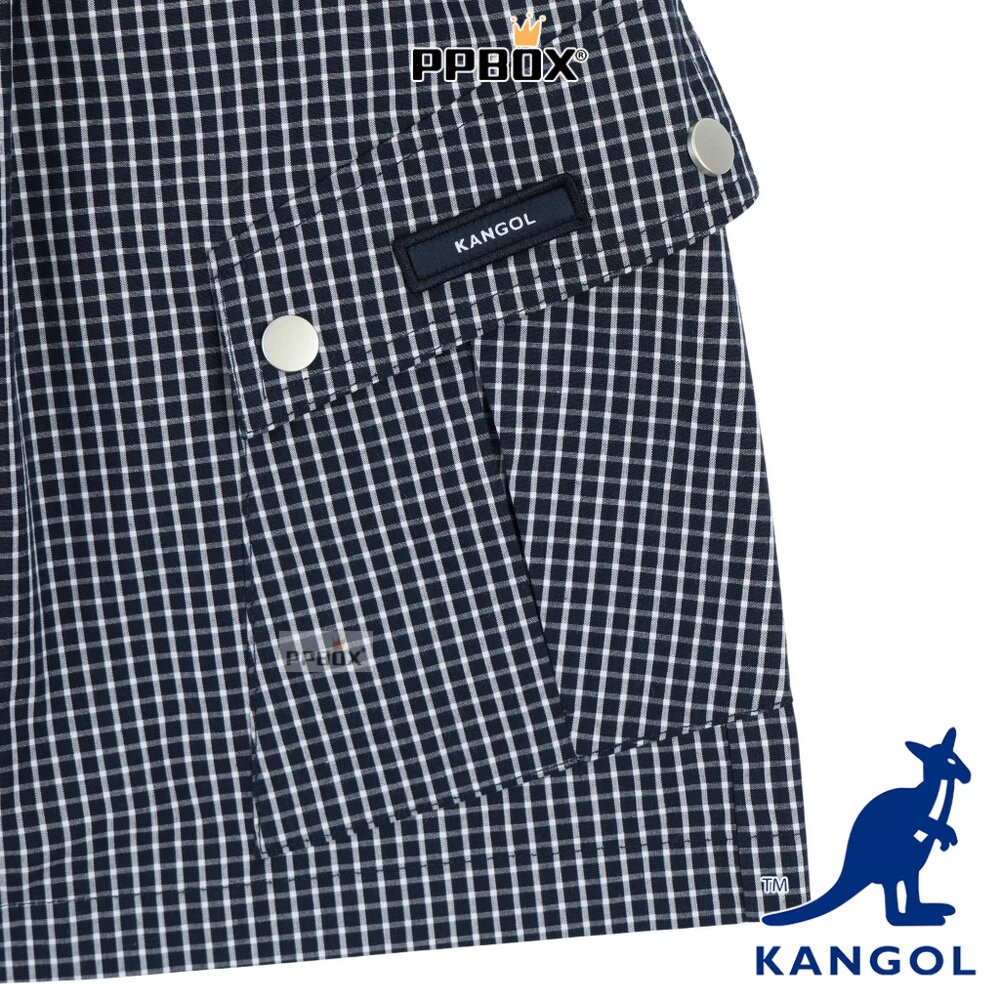 KANGOL 女裝格紋迷你裙 衣服 [66221525]-細節圖3