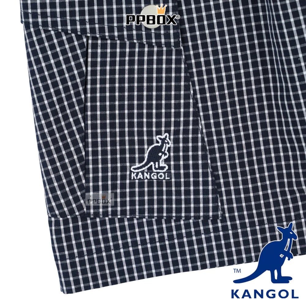KANGOL 女裝格紋迷你裙 衣服 [66221525]-細節圖4