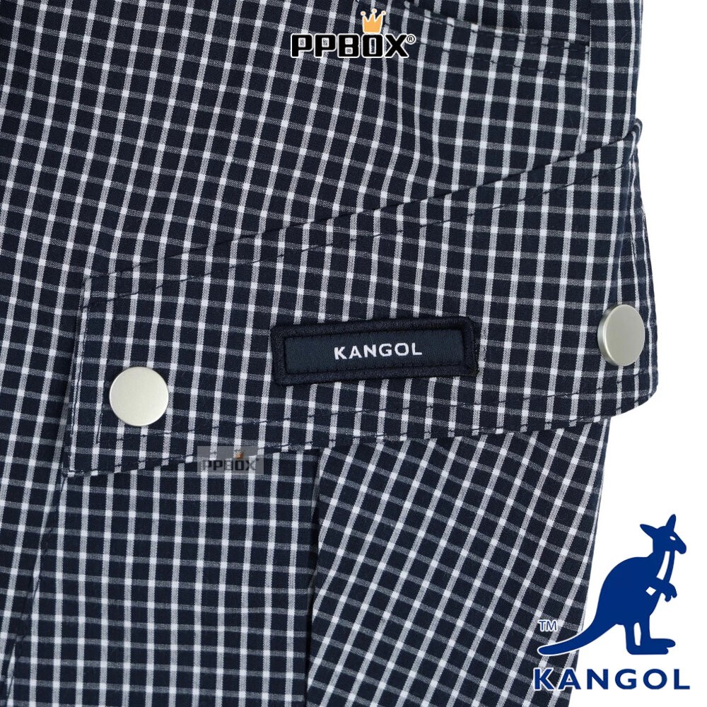 KANGOL 女裝格紋迷你裙 衣服 [66221525]-細節圖5