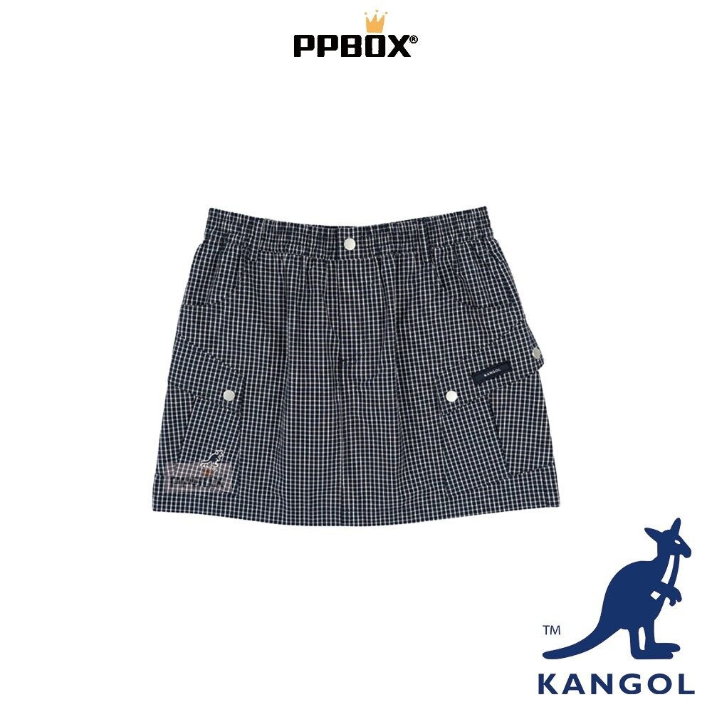 KANGOL 女裝格紋迷你裙 衣服 [66221525]-規格圖7