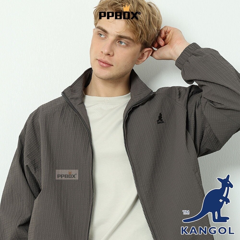KANGOL 立領拉克蘭袖外套 衣服 【66251420】-細節圖3