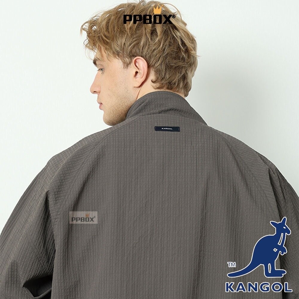KANGOL 立領拉克蘭袖外套 衣服 【66251420】-細節圖4
