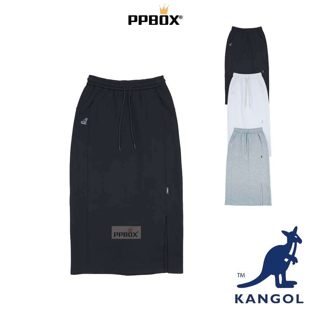 KANGOL 鬆緊調節 開叉長裙 衣服[65521503]-細節圖8