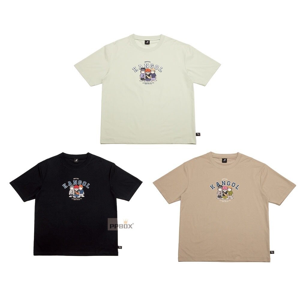 KANGOL 韓版 三兄弟短T 衣服 [65258052]-細節圖2