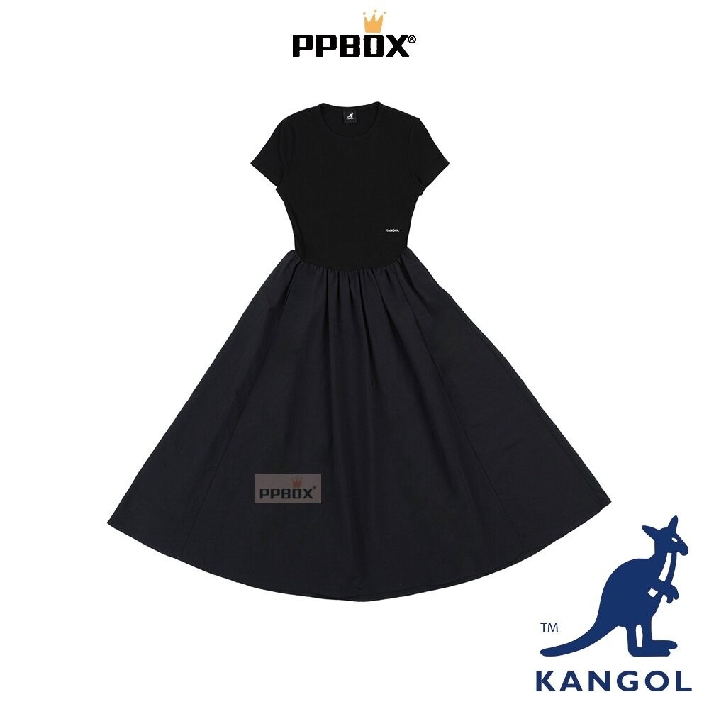 KANGOL 透氣後簍長版洋裝 衣服 [66221581]-規格圖11