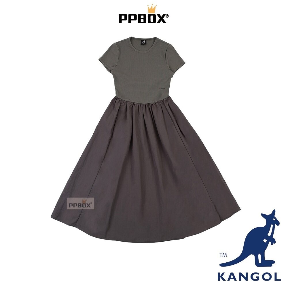KANGOL 透氣後簍長版洋裝 衣服 [66221581]-規格圖11