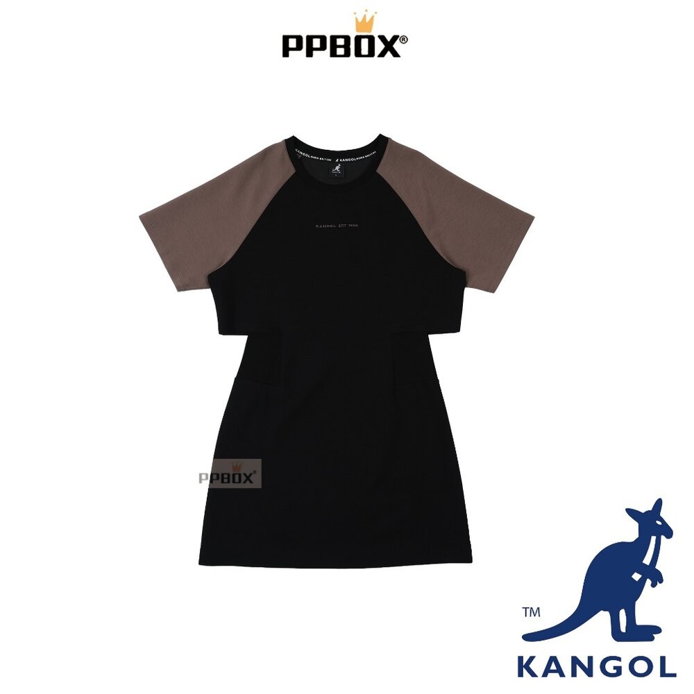 KANGOL 拚色收腰顯瘦洋裝 衣服 [66228581]-規格圖10