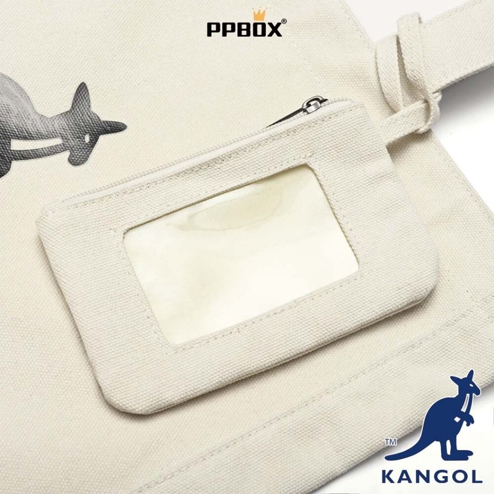 KANGOL 子母托特包 附零錢包 包包 【60553032】-細節圖4