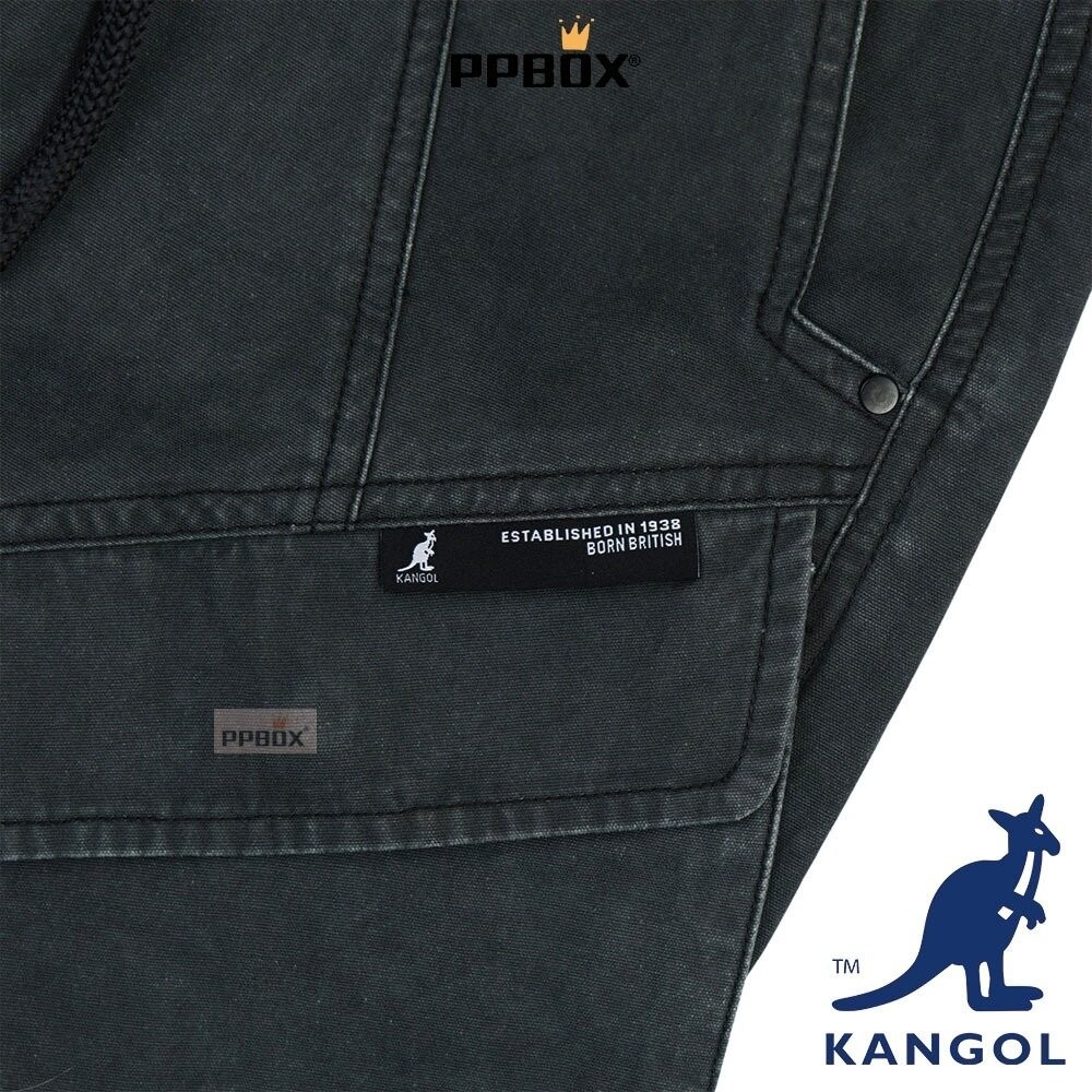 KANGOL 拼布水洗短褲 衣服 [66251552]-細節圖3
