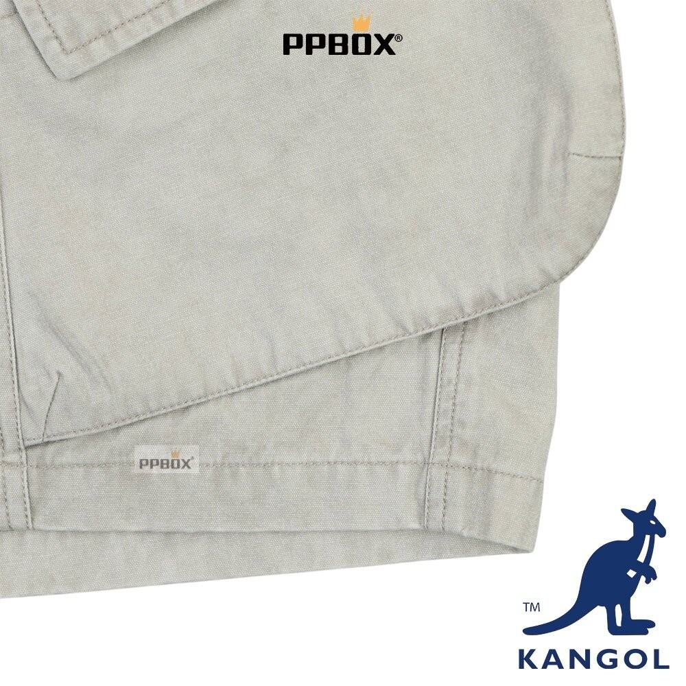 KANGOL 拼布水洗短褲 衣服 [66251552]-細節圖4