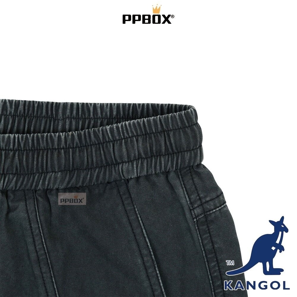 KANGOL 拼布水洗短褲 衣服 [66251552]-細節圖5