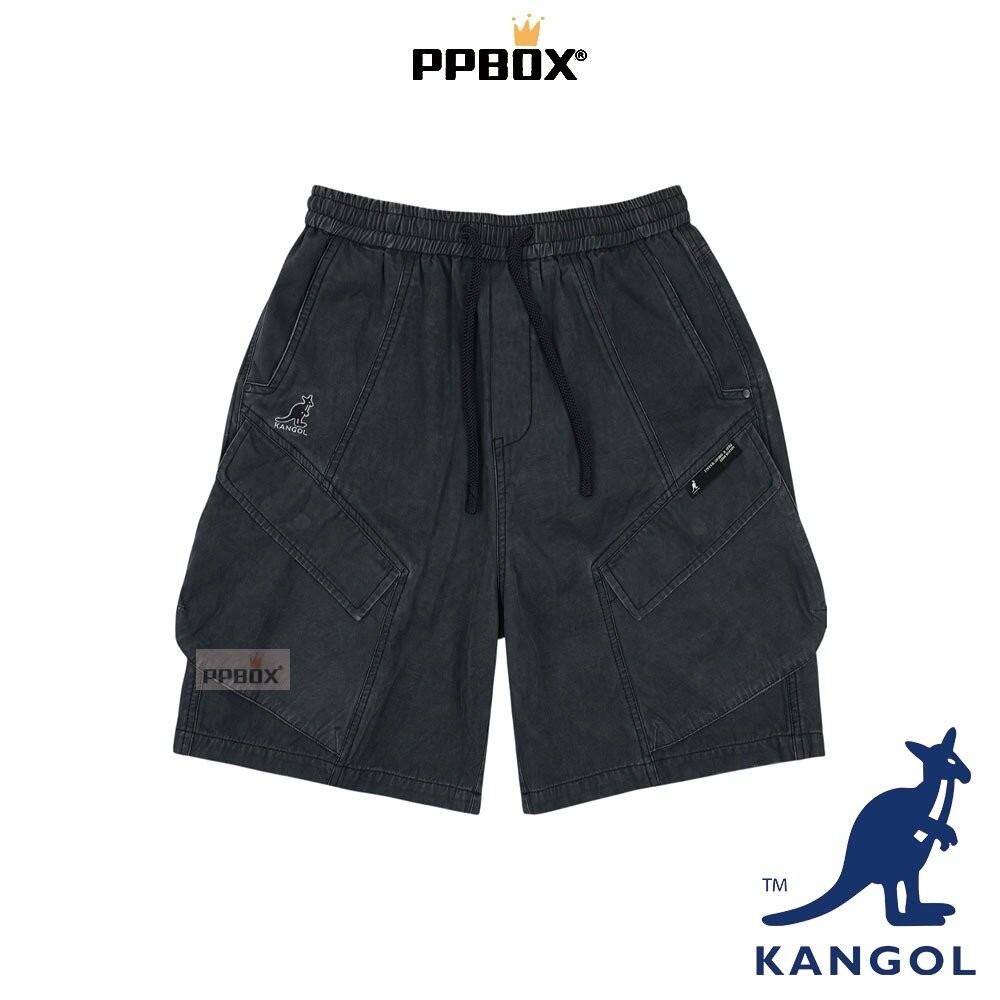 KANGOL 拼布水洗短褲 衣服 [66251552]-規格圖7