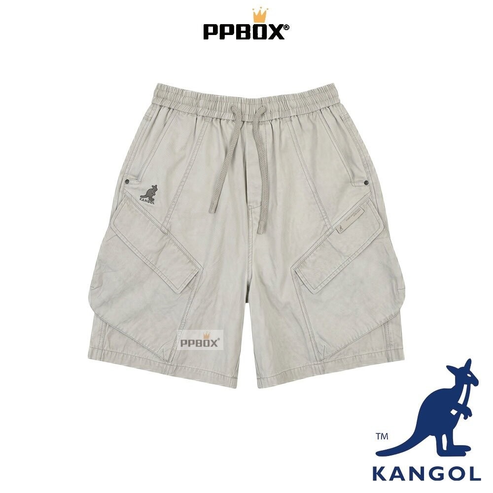 KANGOL 拼布水洗短褲 衣服 [66251552]-規格圖7