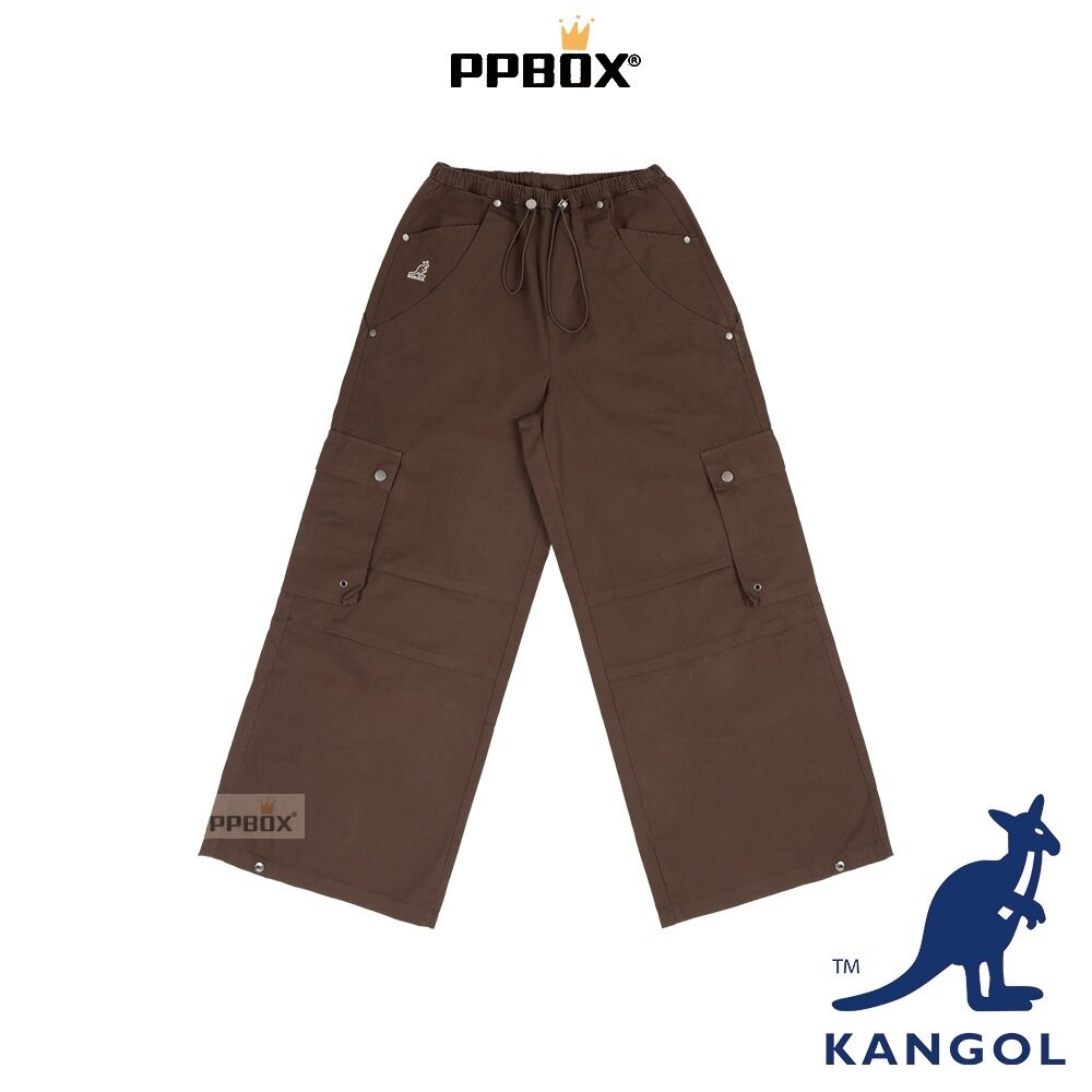KANGOL 闊腿工裝長褲 彎刀褲 衣服 [65521542]-規格圖10