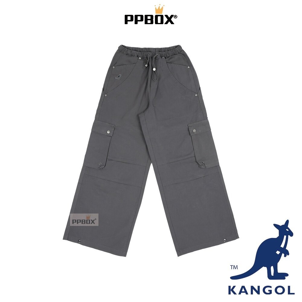KANGOL 闊腿工裝長褲 彎刀褲 衣服 [65521542]-規格圖10