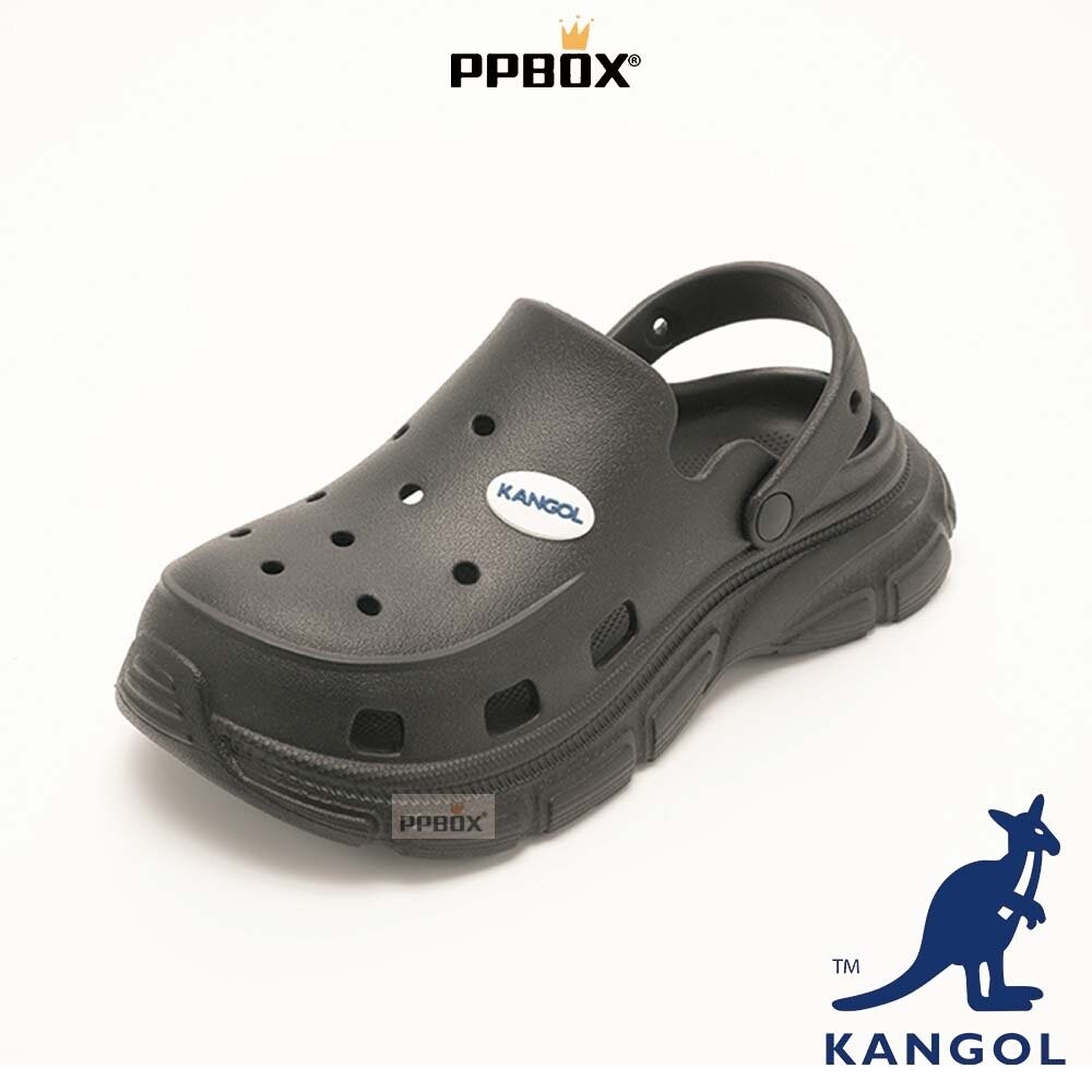 KANGOL 造型鞋扣  洞洞鞋系列 拖鞋-細節圖5