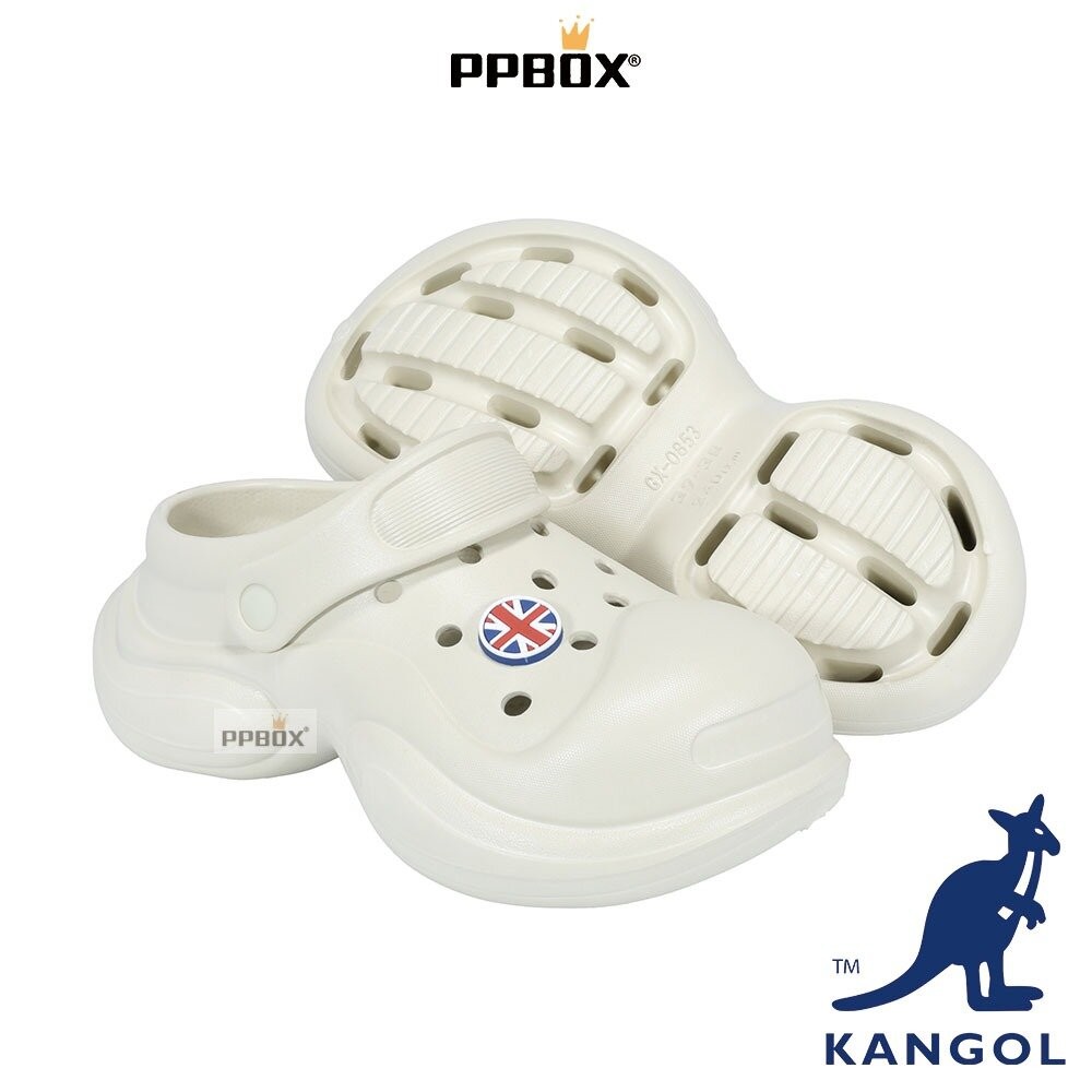 KANGOL 造型鞋扣  洞洞鞋系列 拖鞋-規格圖11