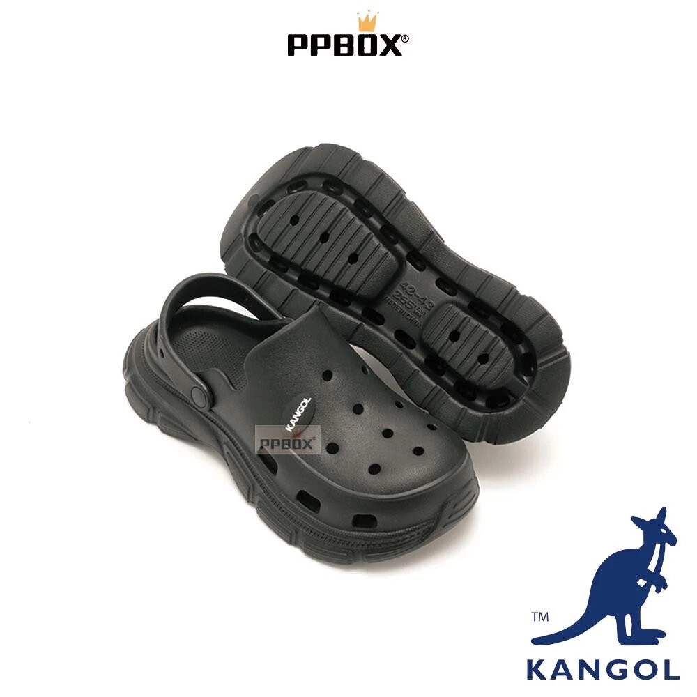 KANGOL 造型鞋扣  洞洞鞋系列 拖鞋-規格圖11
