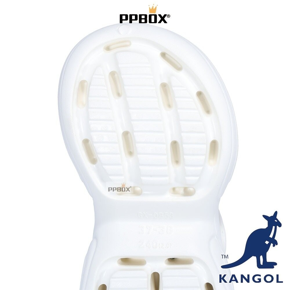 KANGOL 英倫國旗鞋扣 洞洞鞋 拖鞋 【65528671】-細節圖3