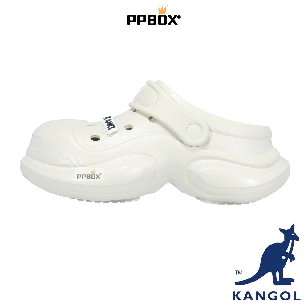 KANGOL 英倫國旗鞋扣 洞洞鞋 拖鞋 【65528671】-細節圖4