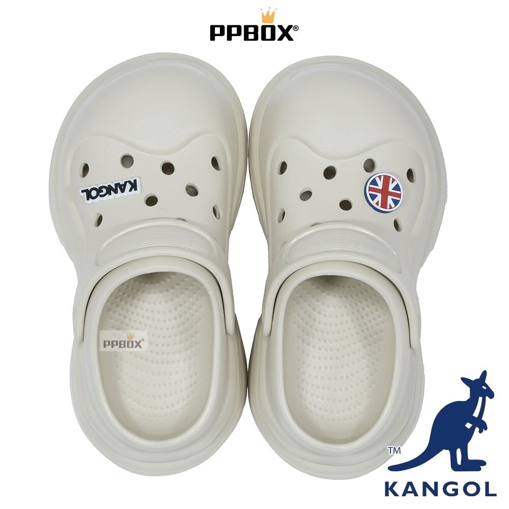 KANGOL 英倫國旗鞋扣 洞洞鞋 拖鞋 【65528671】-細節圖5