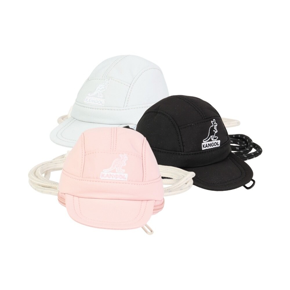 KANGOL 可斜背老帽造型零錢包 附背帶 包包 【65558783】-細節圖2