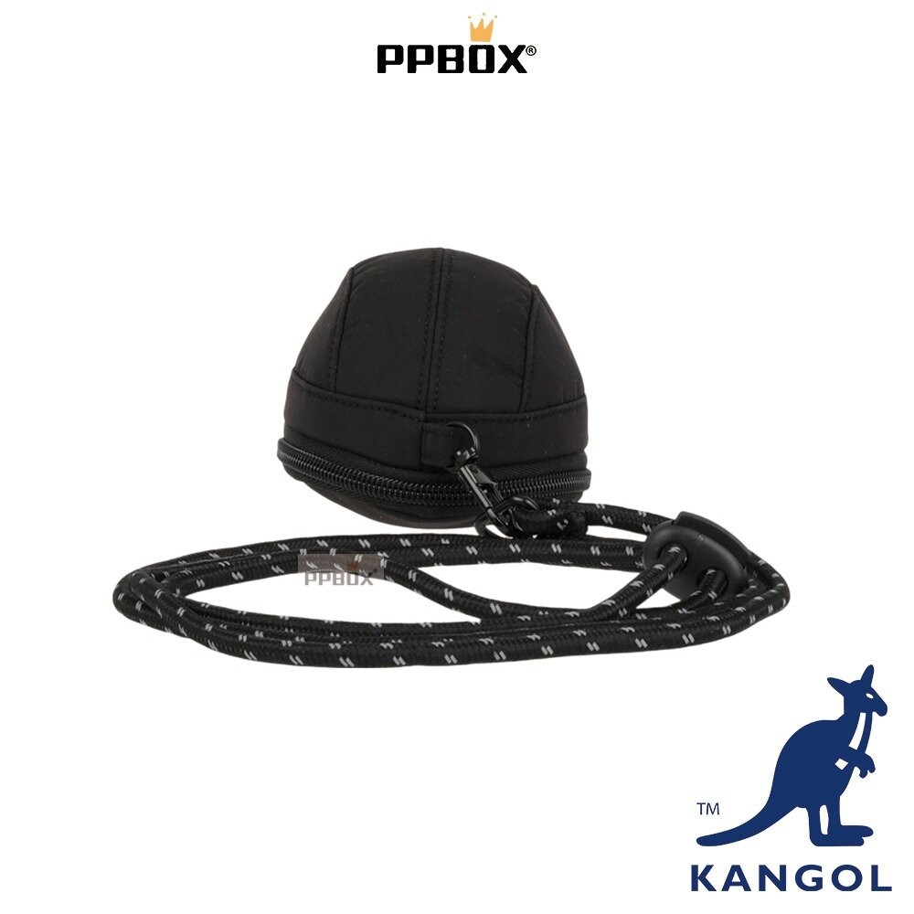 KANGOL 可斜背老帽造型零錢包 附背帶 包包 【65558783】-細節圖5