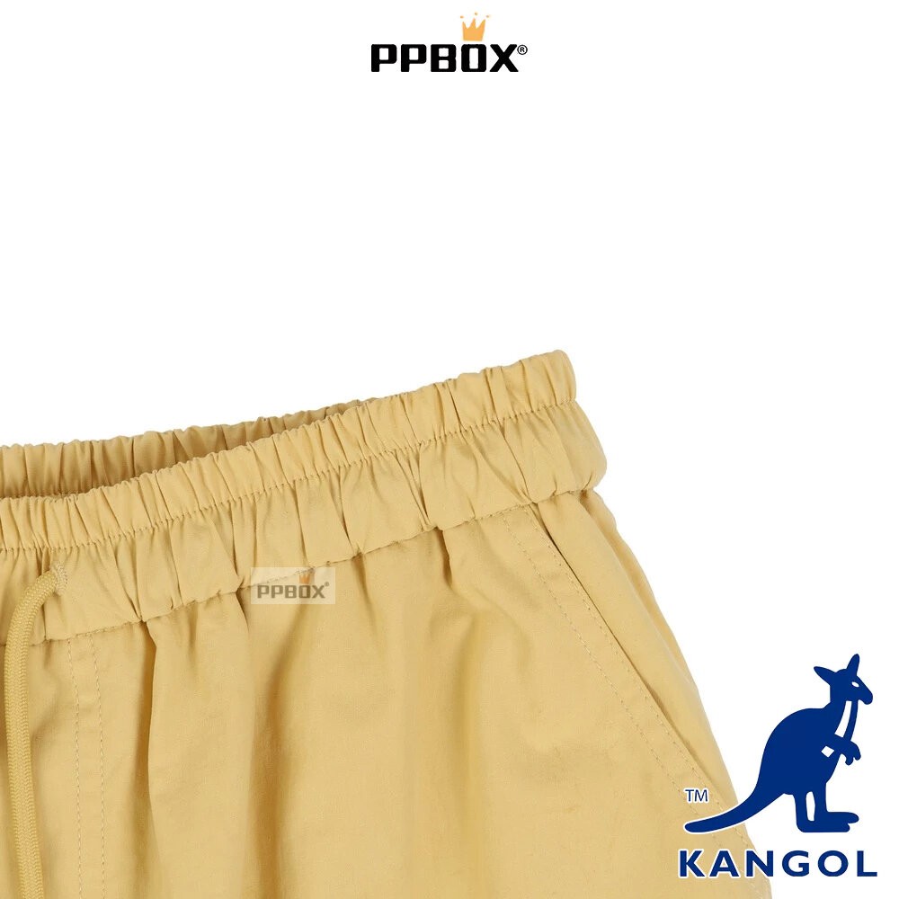 KANGOL 格紋 素色工裝長褲 系列 彎刀褲 衣服-細節圖11