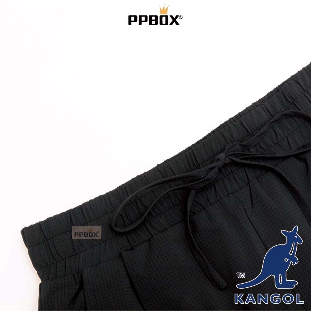KANGOL 超涼感 彎刀 寬褲 衣服 [65221507]-細節圖5